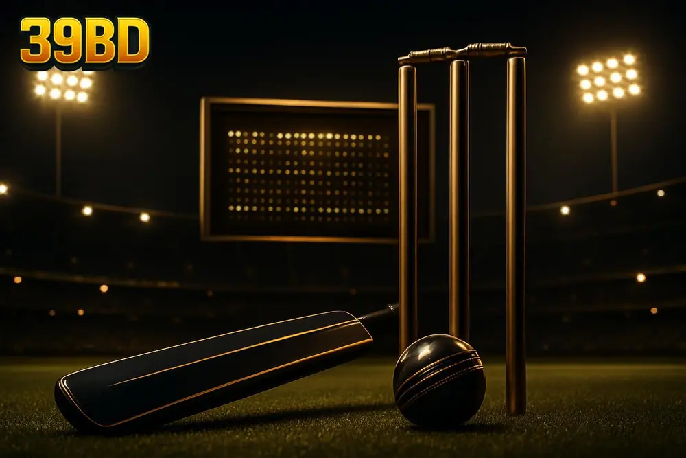 39BD cricket betting โ a cricket stadium at night with a glowing scoreboard and floodlights 39BD cricket betting โ a cricket stadium at night with a glowing scoreboard and floodlights